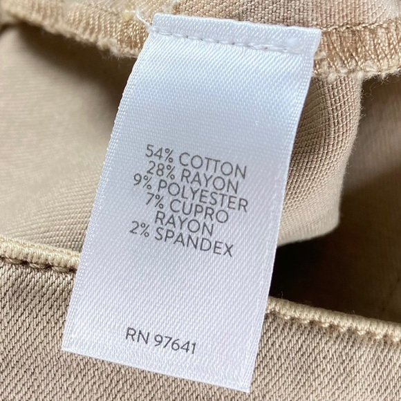 NEW J. Jill Pants Women’s 14 Petite High Rise Skinny Shiitake Stretch Bottoms P - Picture 4 of 6